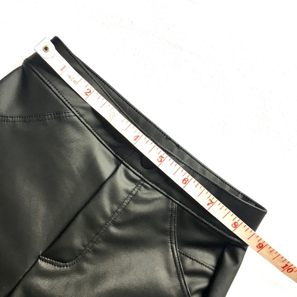 Mini me! NWOT faux leather skinny leggings - Picture 7 of 8